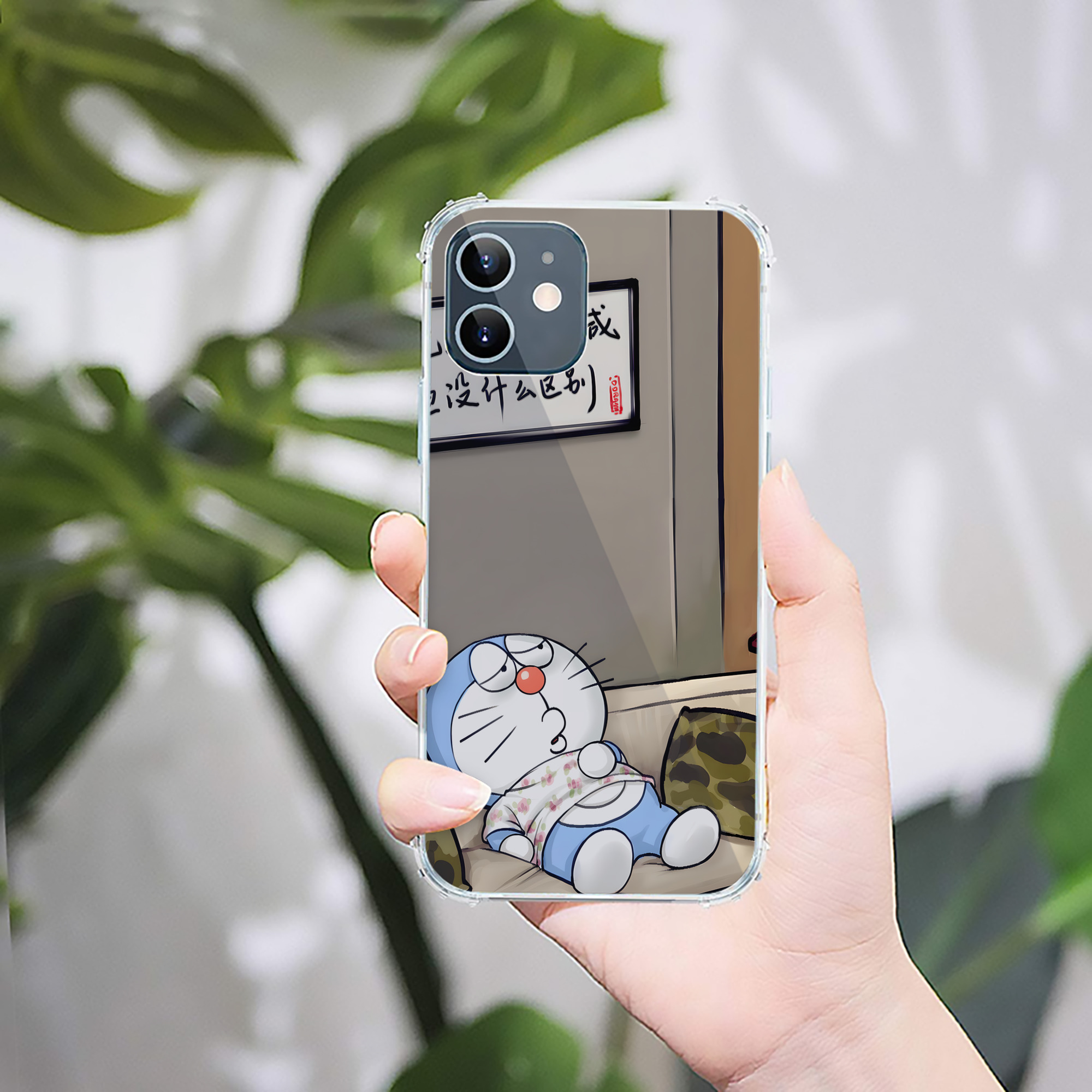 （画像用） ドラえもん Doraemon 【iPhone 12シリーズ対応】透明スマホケース（クリアソフトケース）